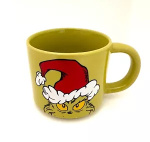 Taza de café de Navidad THE GRINCH cerámica 2023 Dr. Seuss Enterprises verde Grinch - Imagen 1 de 4