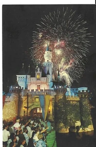 "POSTAL DE DISNEYLAND FANTASY IN THE SKY ""Disney After Dark" - Imagen 1 de 2