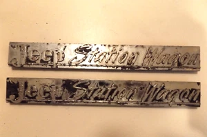 1940’s Jeep Station Wagon Emblems === FREE POSTAGE USA - Bild 1 von 2
