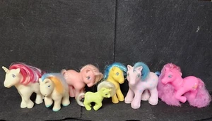 My little Pony gemischt verschiedene Generationen Farben und Größen 80er 7 Stück - Bild 1 von 12
