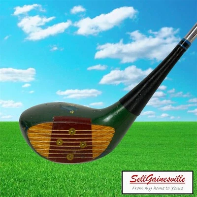 Ben Hogan Vintage Dura-Ply Ladies 1 Wood Golf Club Right-handed Red Stripe Grips - Image 1 of 4