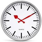 Bernhard Products Large Wall Clock 13” Analog Silent Non-Ticking Quartz Batte...