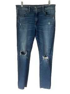 American Eagle NE(X)T Level Airflex Jeans 32 32 ripped distressed blue - Picture 1 of 7