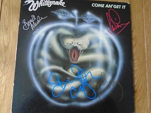 Autógrafo auténtico firmado genuino Whitesnake David Coverdale - UACC / AFTAL. - Imagen 1 de 4