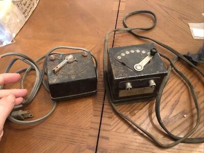(2) Vintage  Lionel And American flyer￼Transformer S Pre War Great train Gift - Image 1 of 4