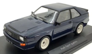 Norev 1/18 Scale Diecast 188314 - Audi Sport Quattro 1985 - Dark Blue - Imagen 1 de 5
