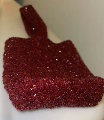 MOYNA Vintage Handmade Evening Purse- Grant Life 4one - Po$ Abstract Construct - Image 1 of 4