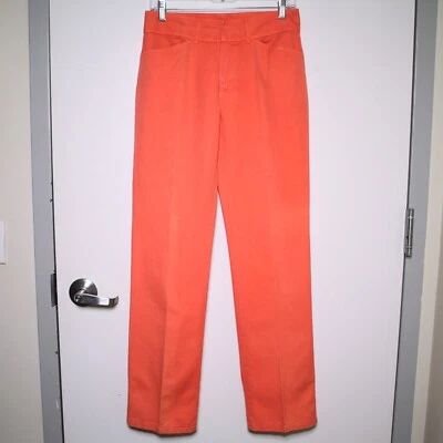 LORO PIANA - Pantalones de pierna recta de algodón/lino rosa coral - Para mujer talla 40 🔥 Foto 1 de 4