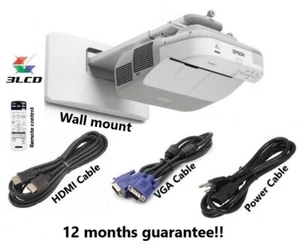 Epson Powerlite 470 Ultra-Short Throw Projector with Wall mount - Picture 1 of 8