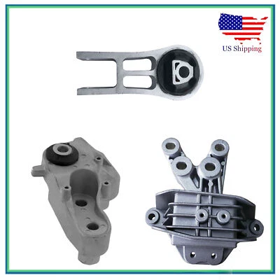 Set 3PCS Engine Motor & Torque Strut Mount For Chrysler Pacifica Voyager 3.6L V6 — 第 1/4 张图片