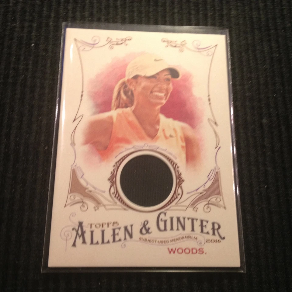 2016 TOPPS ALLEN GINTER CHEYENNE WOODS *GAME USED JERSEY RELIC B*  GOLFER - Image 1 of 1