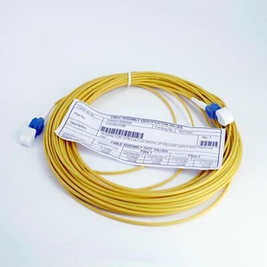 Glasfaser LWL Patchkabel 6m LC-LC Stecker yellow 9/125 OS1/OS2 Duplex Singlemode - Bild 1 von 2