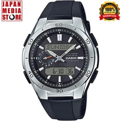 CASIO WAVE CEPTOR WVA-M650-1AJF Solar Atomic Radio Analog Digital Men Watch NEW - image 1 of 4