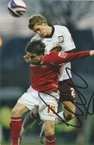 NORTHAMPTON: DANIEL JONES SIGNED 6x4 ACTION PHOTO+COA - Picture 1 of 1