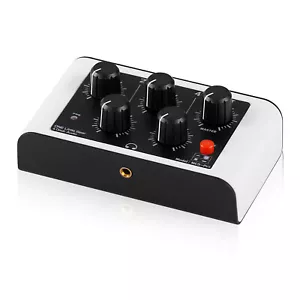 Mini Stereo 4 Channel Audio Mixer Ultra Low-Noise Home/ Studio/ Bar Line Mixer - Picture 1 of 8