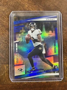2022 Panini Prestige Football Lamar Jackson #20 Blue #’ed /299 Baltimore Ravens - Picture 1 of 2