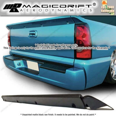 For 07-14 GMC Sierra SS Intimidator Tailgate Spoiler Wing Lip Super Sport PU - Image 1 of 3