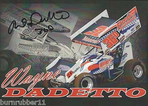 POSTAL SPRINT WAYNE DADETTO 2016 FIRMADA ""DEPORTES DE LIBERTAD"" #36D WORLD OF OUTLAW - Imagen 1 de 1