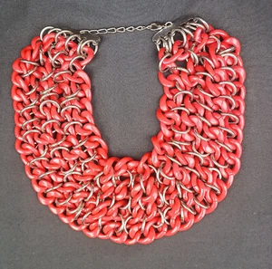 Vintage DOLCE & GABBANA Statement Halskette Choker 80er NEUWERTIG Italy Mode selten - Bild 1 von 7