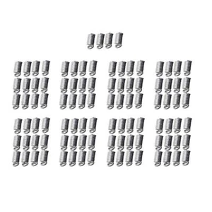 100Pieces DIY Jewelry Spring Cord End Cap Clasp Jewelry Making Finding - Picture 1 of 13
