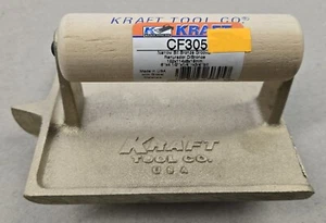 Kraft CF305 6" x 4-1/2" 1/4"R, 3/4"D Narrow Bit Bronze Groover with Wood Handle - Picture 1 of 3