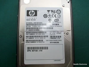 HP DH0146FAQRE 146GB 15,000 RPM 6 Gbps 2.5 in. SAS HDD 512544-002 ST9146852SS - Picture 1 of 4