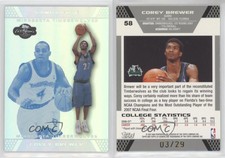 2007-08 Topps Co-Signers Silver Blue Foil /29 Corey Brewer Randy Foye Rookie RC
