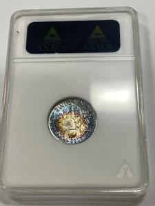 1947 s 10C Roosevelt Silver Dime,  MS 64 2 sided Bold Rainbow Toned - Picture 1 of 2