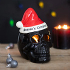 Seasons Creepings Skull Tealight Holder Christmas goth alternative gift