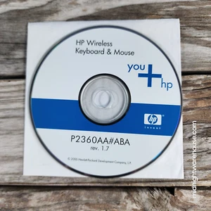 HP Wireless Keyboard & Mouse 2005 Drivers Installation CD P2360AA#ABA rev. 1.7 - Picture 1 of 3