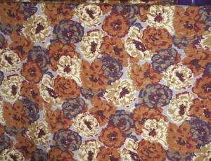 Floral  Suiting Polyester Apparel Satin Textured Apparel By the Yard   BFab - Picture 1 of 3