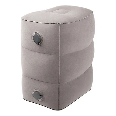 充气旅行足部休息枕头便携式幼儿飞机床腿可调节 — 第 1/4 张图片