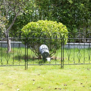 32inx10ft Rustproof Metal Garden Fence Flower Bed Animal Dog Barrier Border Edge - Picture 1 of 12