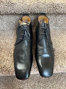 Louis Vuitton Women's Black Ankle Leather Boots.Size IT 6/ US 7 - Picture 1 of 17