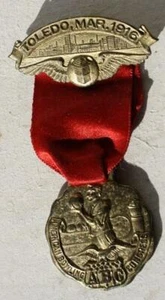 American Bowling Congress 1916 Bowling Tournament Toledo Ohio Medal Skyline #2 - - Picture 1 of 1