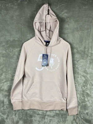 Sudadera con capucha New Balance Pink 2021 NYC Marathon 50 aniversario nueva con etiquetas para mujer talla XS Foto 1 de 4