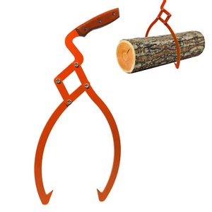 Timberjack Log Tongs, 20 inch 2 Claw Logging Skidding Tongs Non-Slip Grip+handle - Picture 1 of 8
