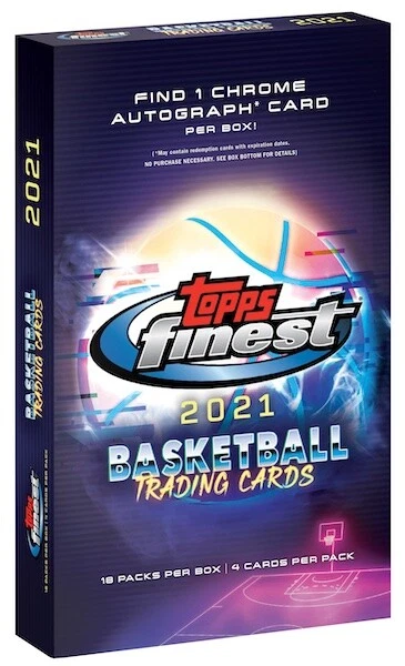 2021 Topps Finest Basketball Base Card Singles (You Pcik) - Image 1 of 1