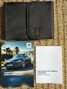 BMW 3 SERIES 2015-2019 SALOON HANDBOOK OWNERS MANUAL PACK #1 - Picture 1 of 2