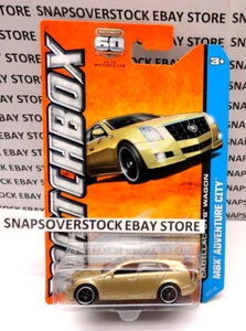 2013 MATCHBOX GOLD CADILLAC CTS WAGON, MBX ADVENTURE CITY, MBX #52, NICE & VHTF - Picture 1 of 10