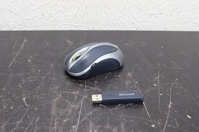 Microsoft Model 1050 Wireless Notebook Optical Mouse 4000 Model 1050 Dongle - Image 1 of 4