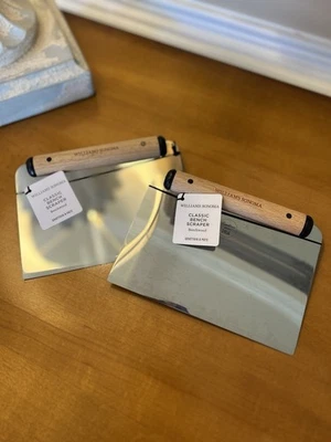 Rascadores de banco clásicos Williams Sonoma (2) nuevos con etiquetas leer Foto 1 de 4