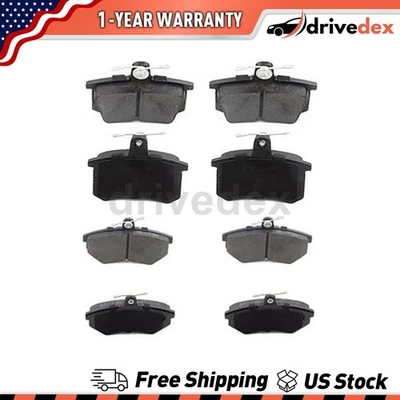 Pastillas de freno delanteras traseras de cerámica para Audi 4000 Quattro_DV 1986 1987 1984 1985 Foto 1 de 4