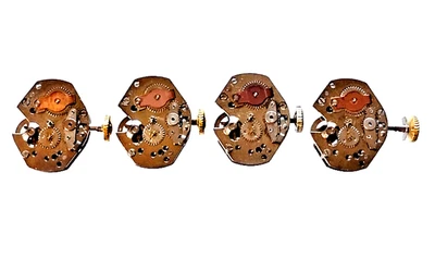 Timex Watch Movement Lot M23 watch parts lot 374 B47 277 & I11 - Image 1 of 2