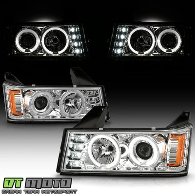 Faros LED proyectores halo para Chevy Colorado GMC Canyon 2004-2012 luces lámparas Foto 1 de 4