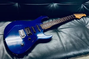 Electric Guitar Chatting Bird by Caparison Dark Blue - Picture 1 of 10