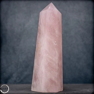 Natürlicher Großer Rosenquarz Obelisk aus Brasilien - 6907,55g - Bild 1 von 12