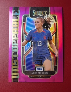 2023-24 Panini Select FIFA Unstoppable Pink Prizm Alex Morgan #2 20/25 - Picture 1 of 2