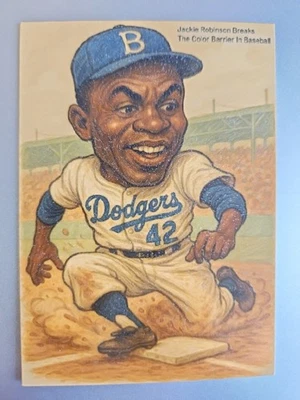 Greatest Caricatures In Sports - Jackie Robinson Breaking The Color Barrier - Image 1 of 2