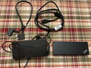 Lenovo ThinkPad Thunderbolt 3 WorkStation Dock with 230w Power Adapter - Photo 1/7